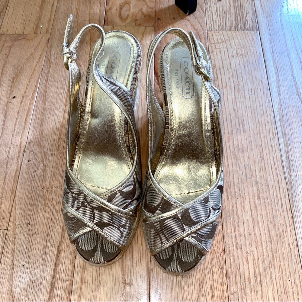 Coach Kara Espadrilles size 9B